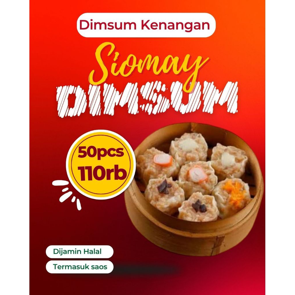 

Dimsum Siomay Ayam 50pcs halal