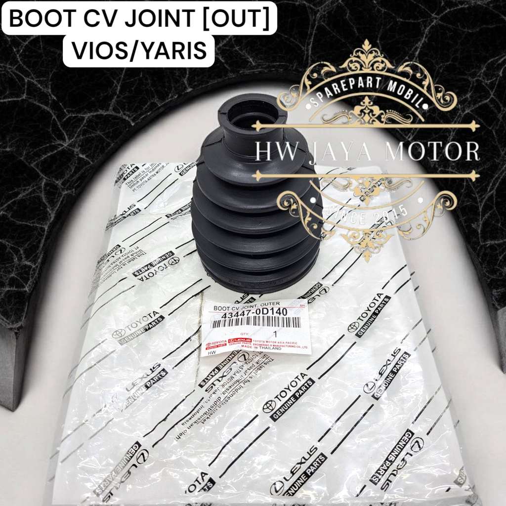 BOOT CV JOINT OUT LUAR TOYOTA VIOS YARIS ORIGINAL
