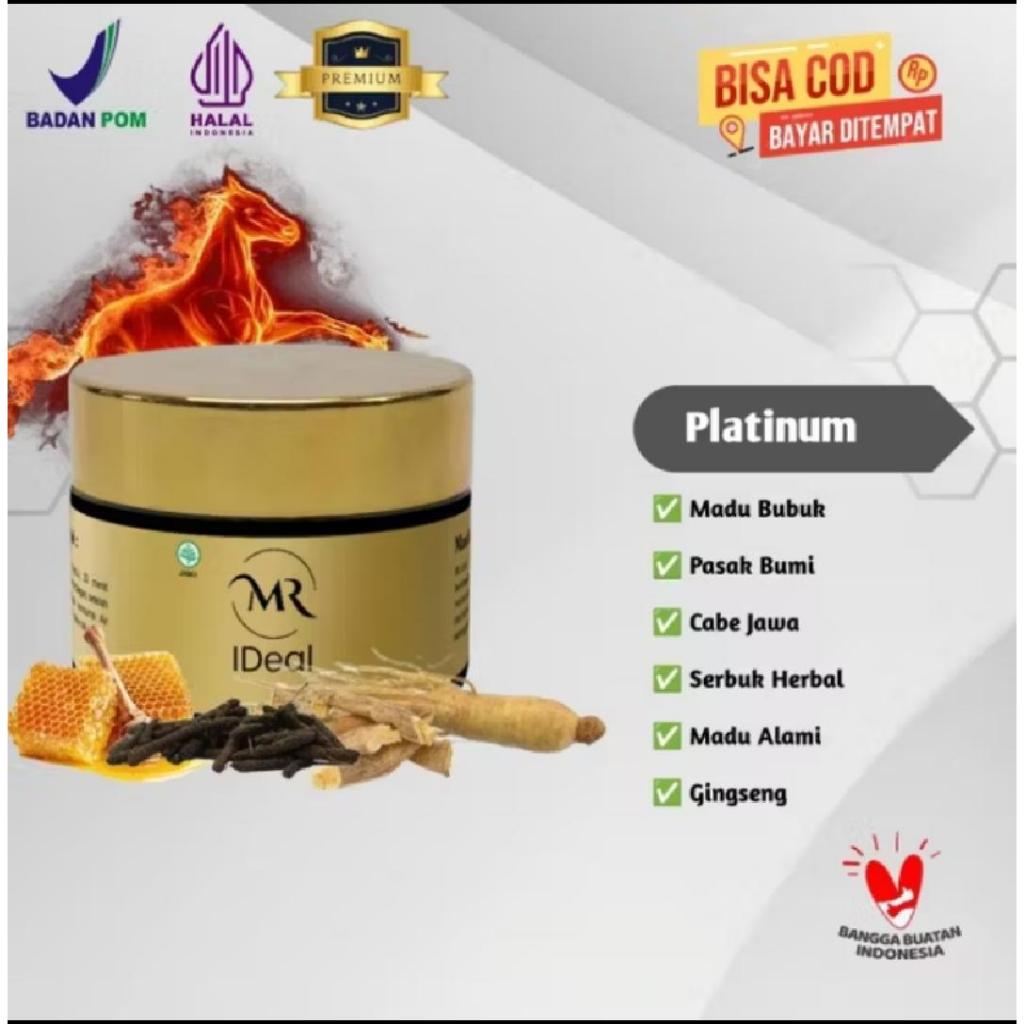 

Mr Ideal Kapsul Madu Bubuk Herb isi 15 btr PREMIUM GOLD ORIGINAL