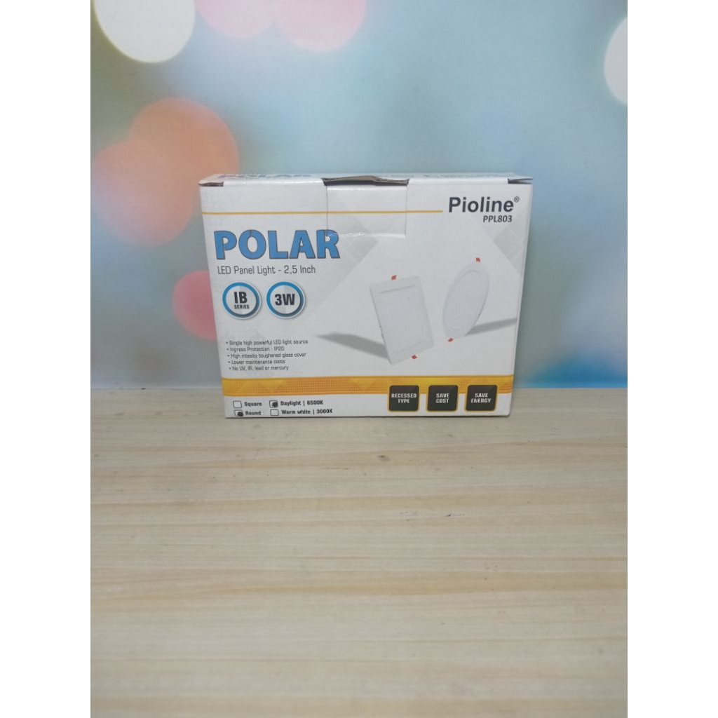 LED Panel Light Pioline Polar 3w Round