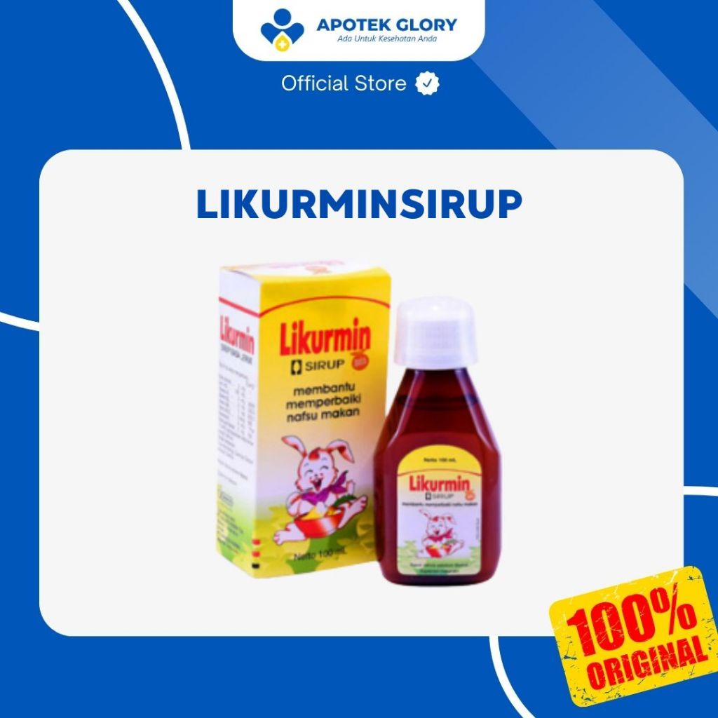 LIKURMIN SIRUP SUPLEMEN PENAMBAH NAFSU MAKAN ANAK