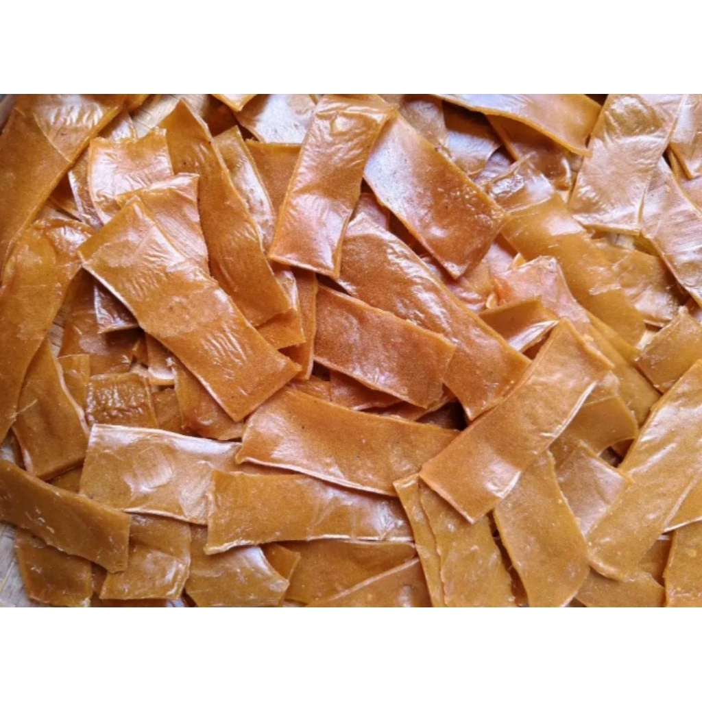 

rambak mentah terbuat dari singkong diproduksi rumahan gurih renyah asin