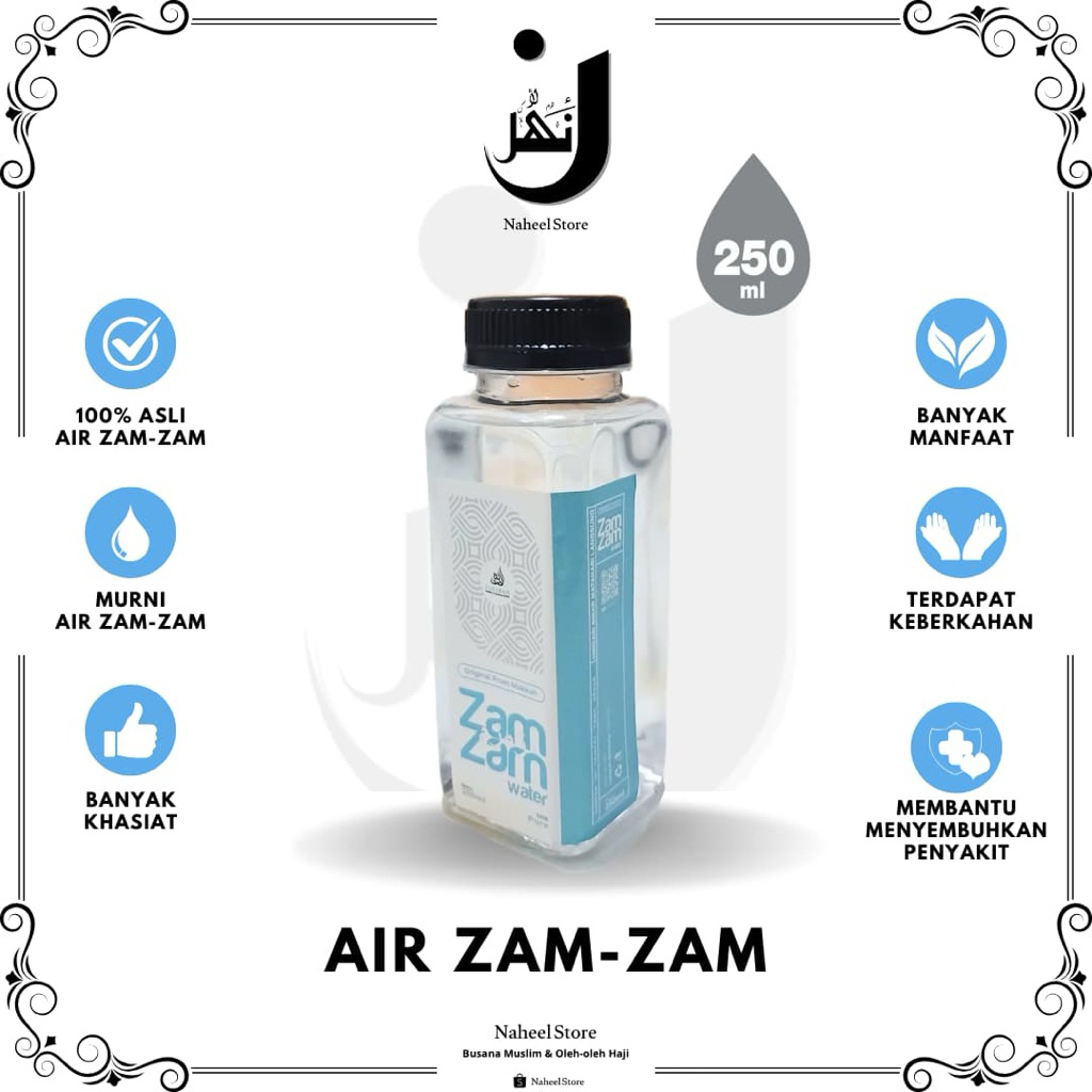 

Air Zamzam Kemasan 250ml Asli Original