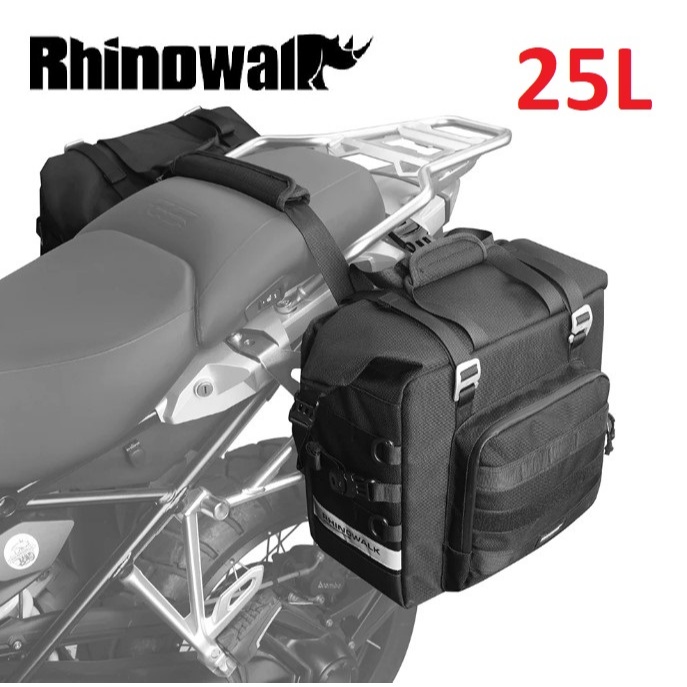 Tas Motor Rhinowalk MTR2050 Motorcycle Side Bag 25L Tailbag Waterproof