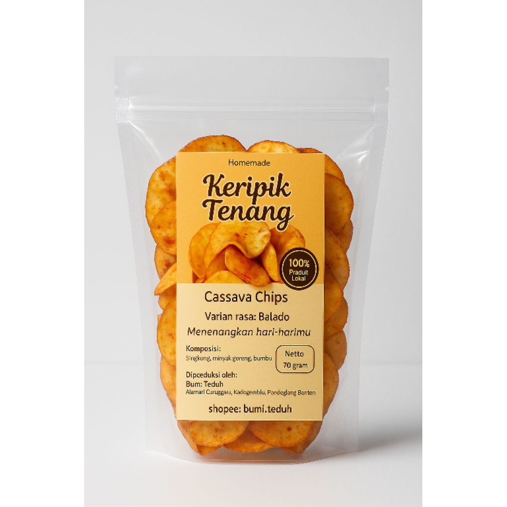 

Keripik Tenang Balado - Cassava Chips