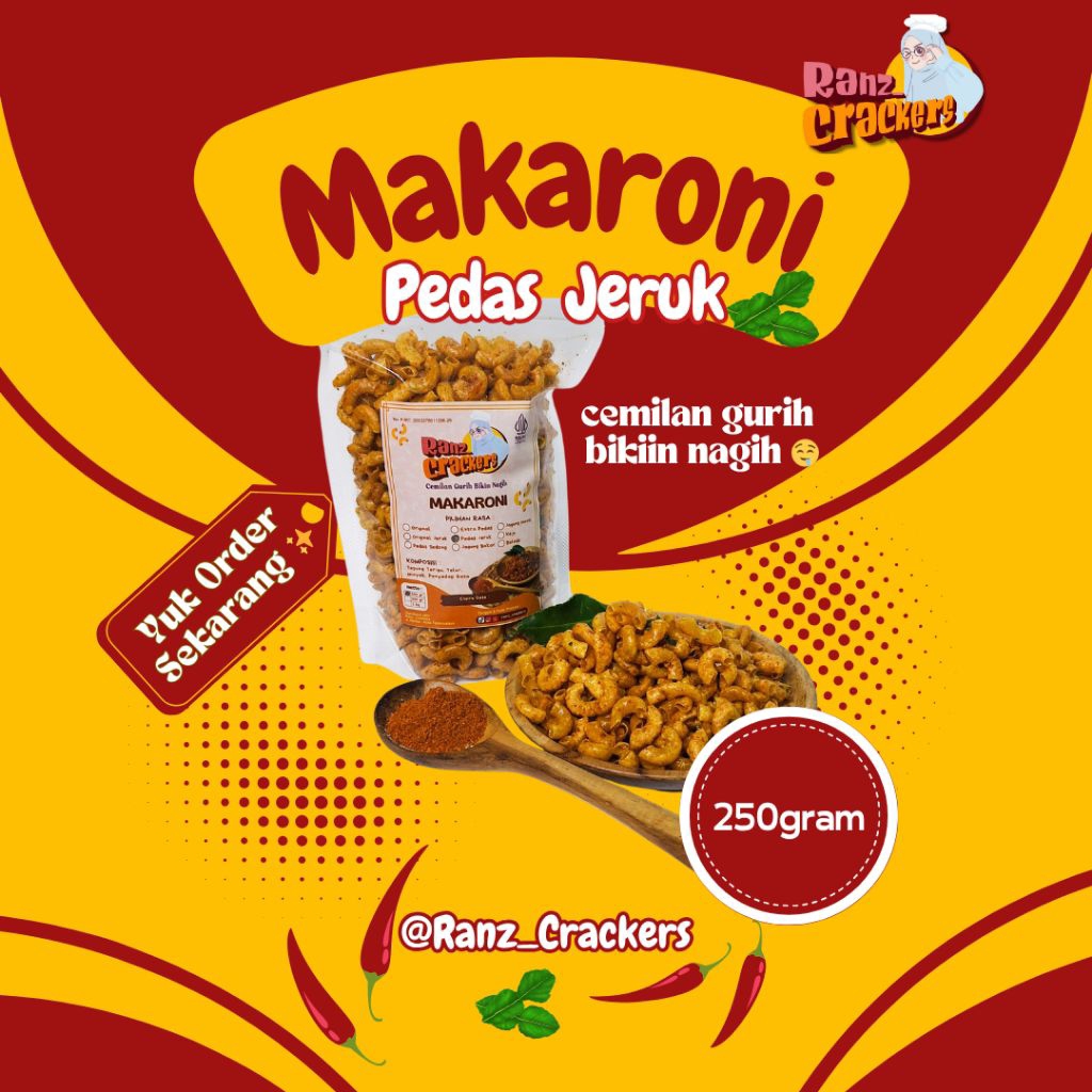 

Makroni banyak rasa 250 gram