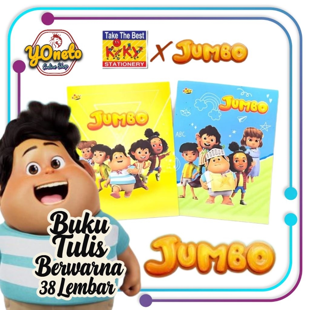 

Buku Tulis Kiky Berwarna 38 Lembar (1 Pack / 10 BUKU ) * Isi setiap Lembarnya Berwarna