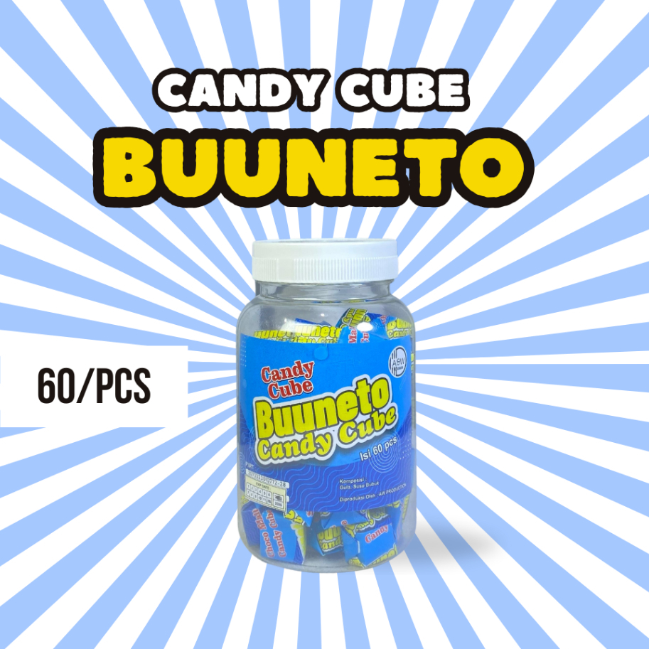

Permen BUUNETO (Candy Cube) Isi 60 PCS – Manis, Segar, & Bikin Nagih