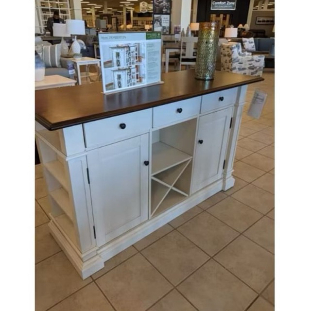 meja island meja dapur island bahan jati