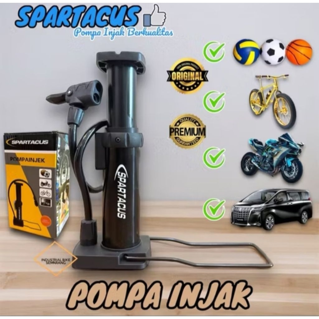 Pompa injak pompa angin Pompa Ban Sepeda Pompa sepeda Pompa sepeda motor