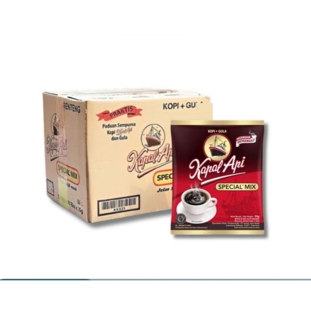 

kapal api spesial mix sachet 23 gram -1DUS @120 pcs