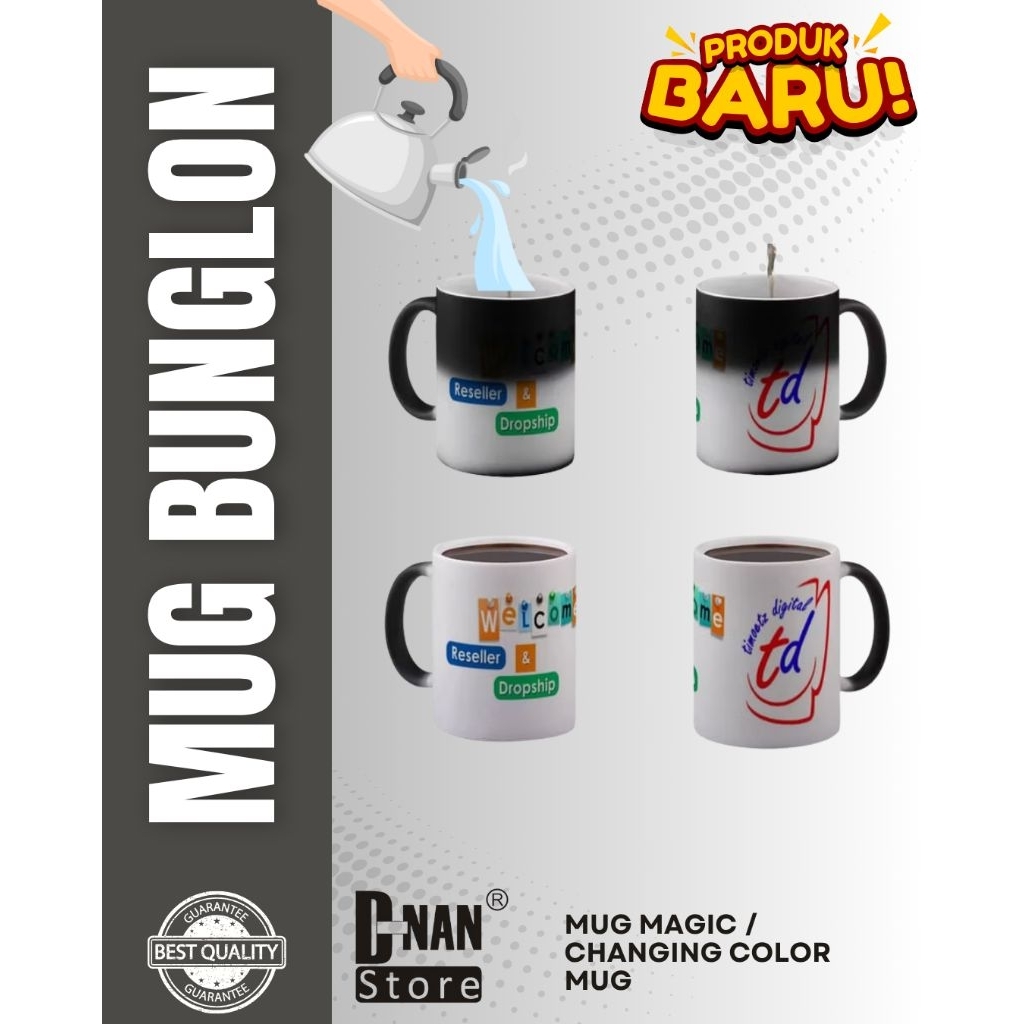 Mug Bunglon Polos dan Cetak Mug Bunglon