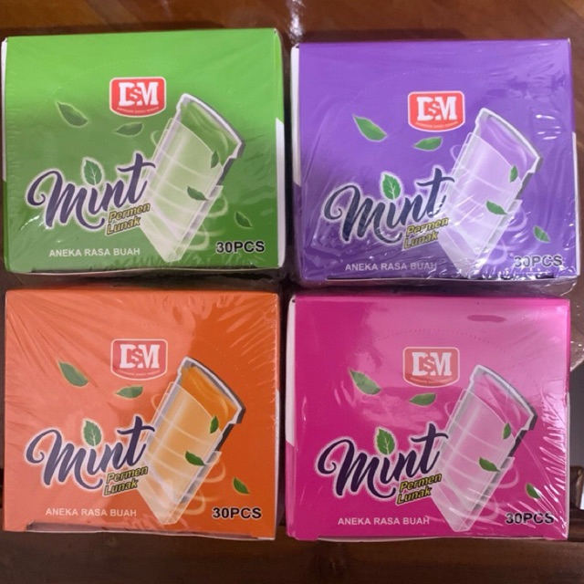 

DSM Permen Kertas aneka rasa isi 30pcs