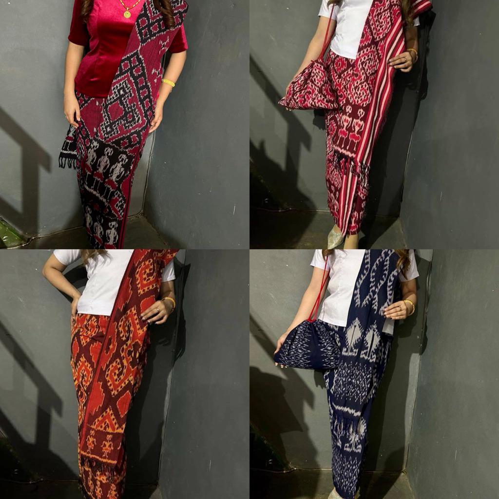 Set Setelan baju wanita toraja / Setelan baju toraja wanita tas+slendang