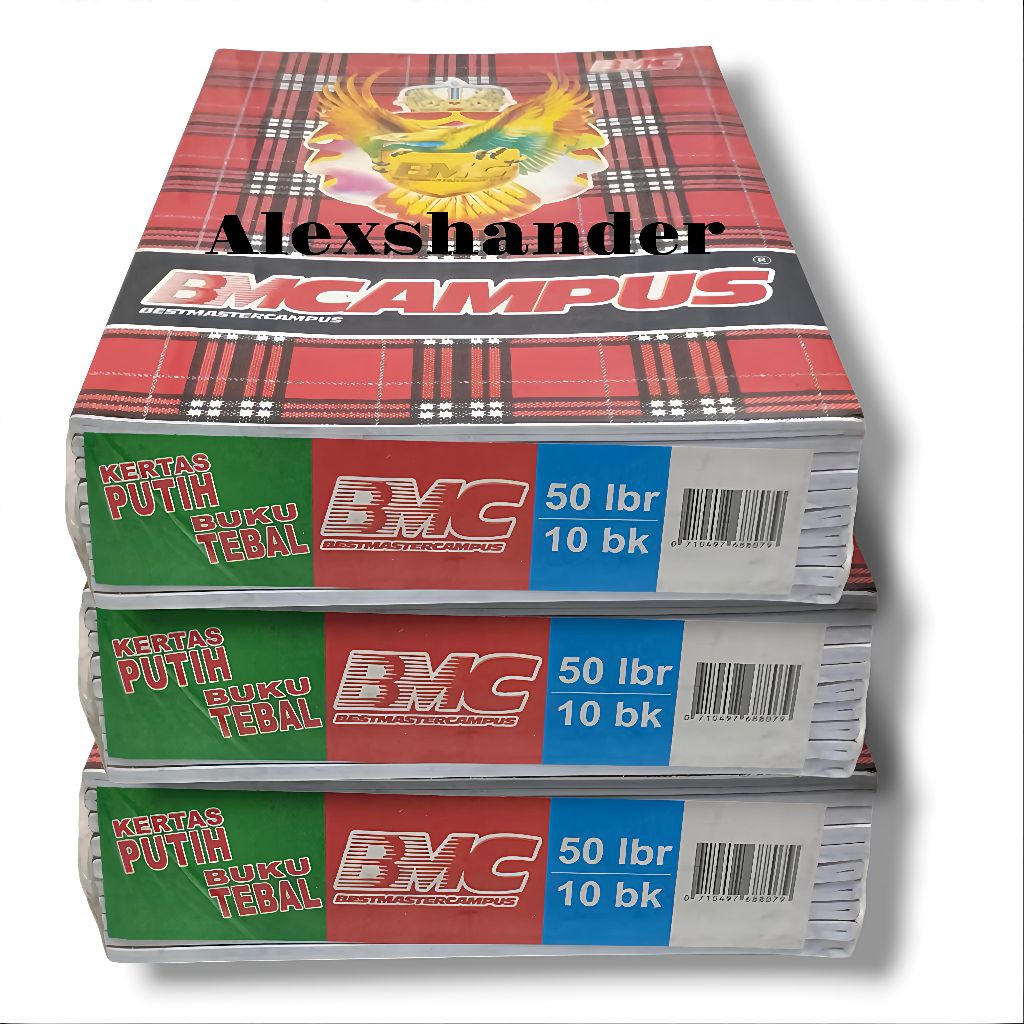 

1 Pack isi 10 Buku Tulis Besar Dan Tebal BMCampus 50 Lembar