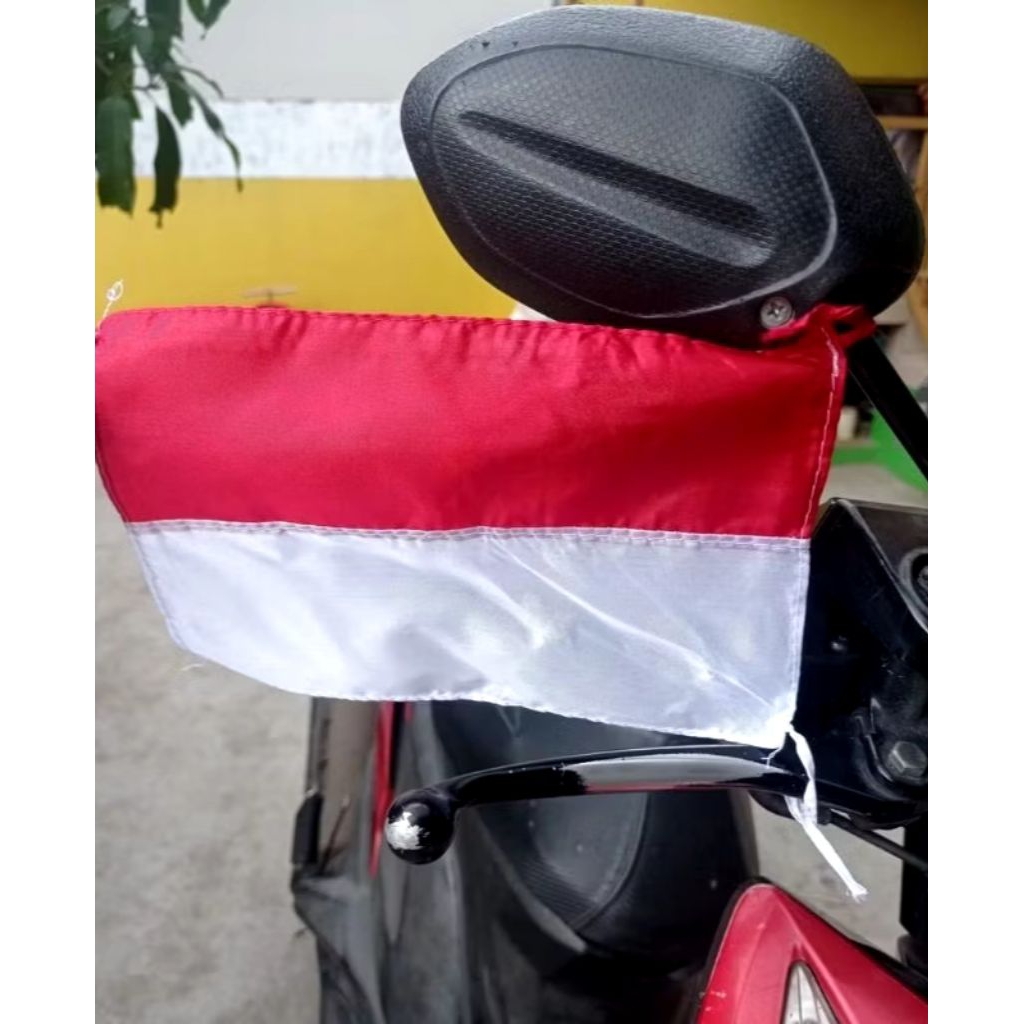 Bendera Spion Motor Merah Putih/Bendera Merah Putih Kecil/Bendera Indonesia/Bendera Spion Mobil