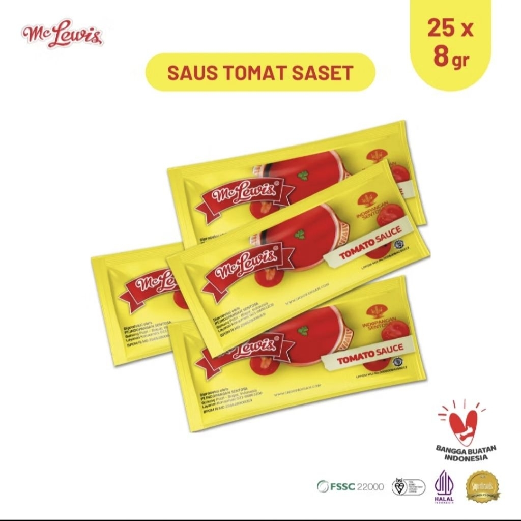 

Mc Lewis Tomato Sauce Saus Tomat