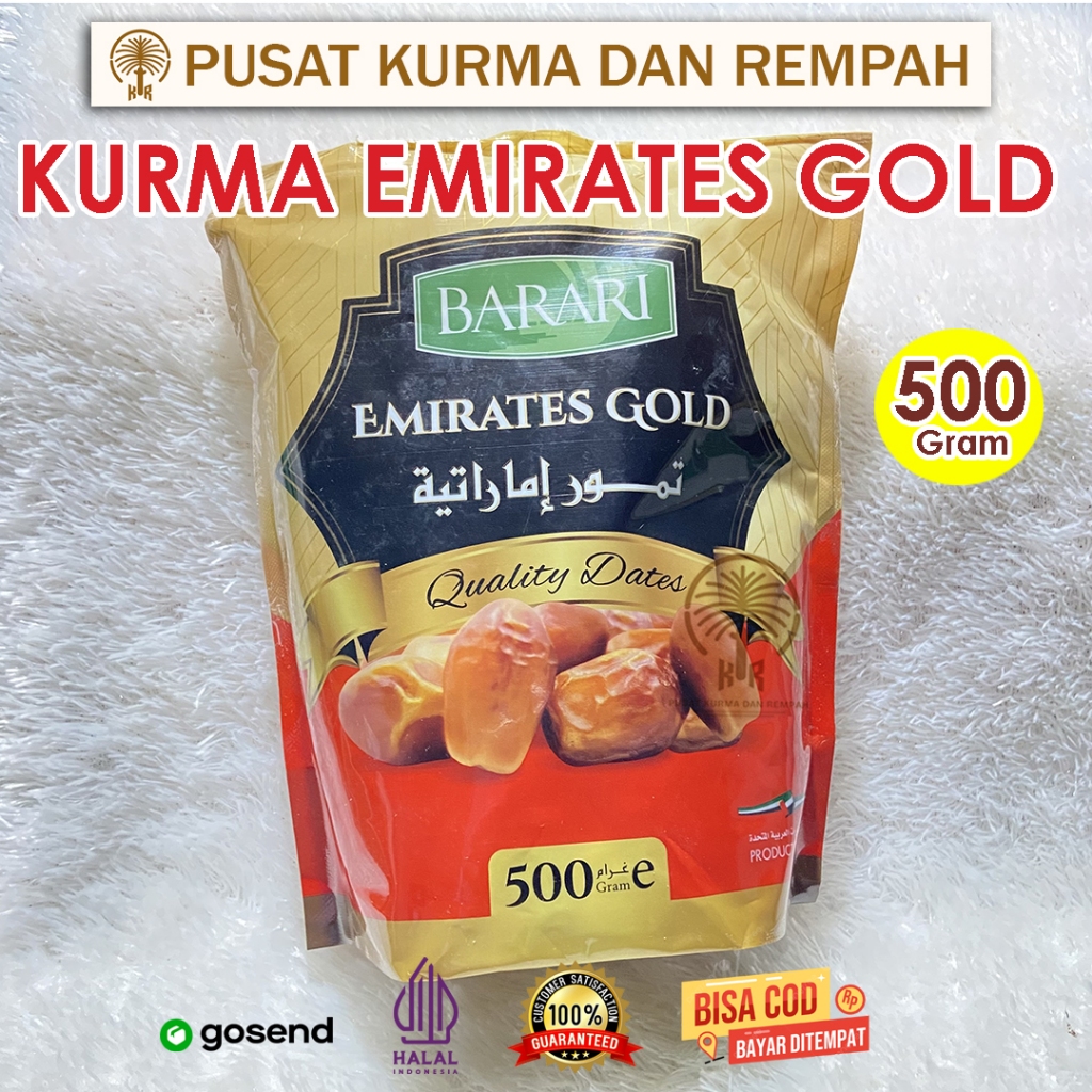

Kurma Emirates Gold 500gr – Rasa Legit, Kurma Premium dari Dubai