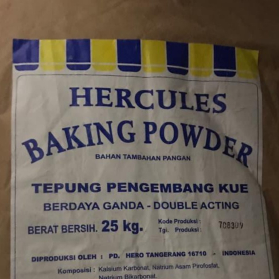 

Baking Powder Double Acting BPDA Hercules 1kg !-