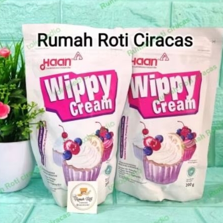 

WIPPY CREAM HAAN BUBUK 200GR WHIPPY WHIPP KRIM GR KOCOK CAKE MIXER