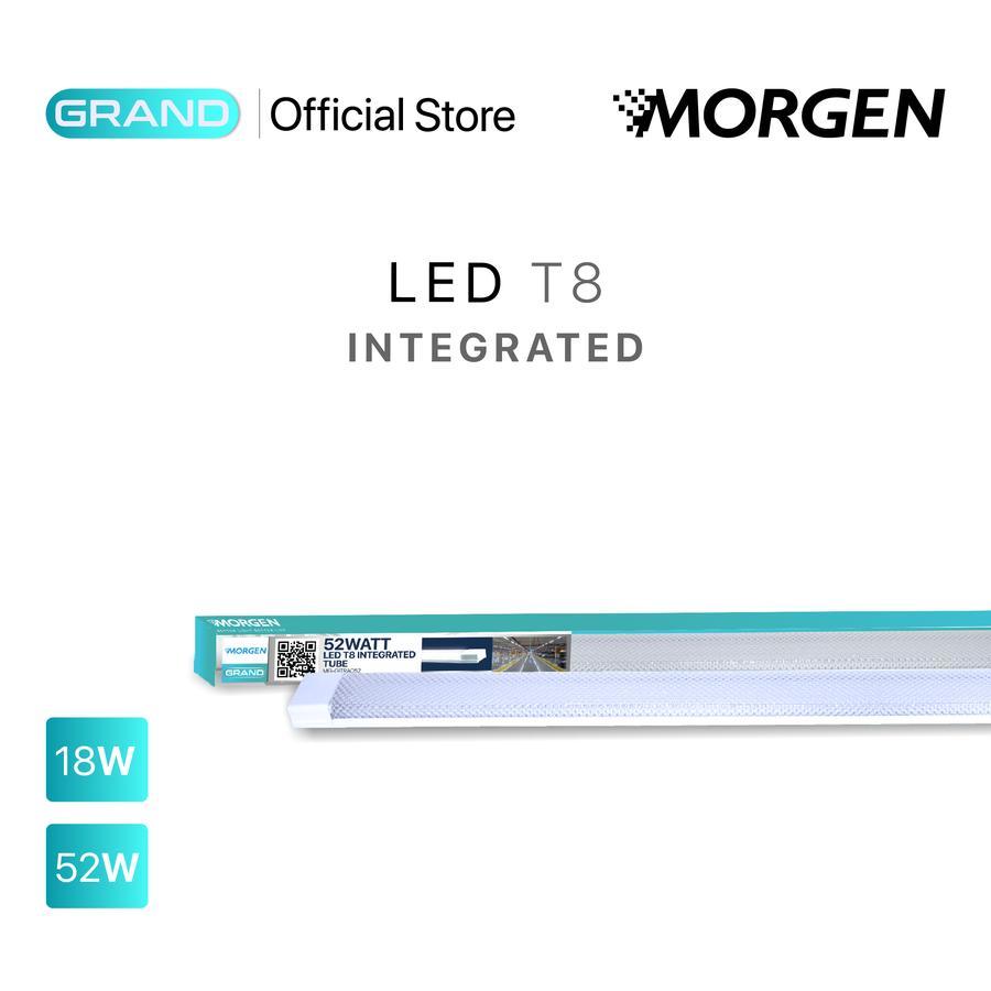 LAMPU T8 LED MORGEN INTEGRATED 18W 52W 18 WATT 52 WATT BOHLAM TL MORGEN LED PRISMATIC INTEGRATED