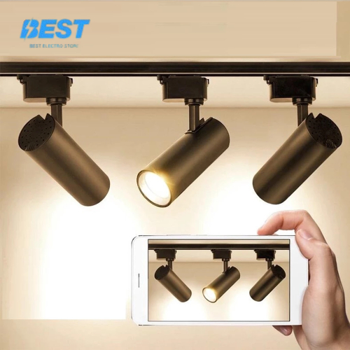 LAMPU LED MURAH REL TRACK LED SOROT LAMPU SOROT TRACKLIGHT REL SPOTLIGHT 20W / 30W