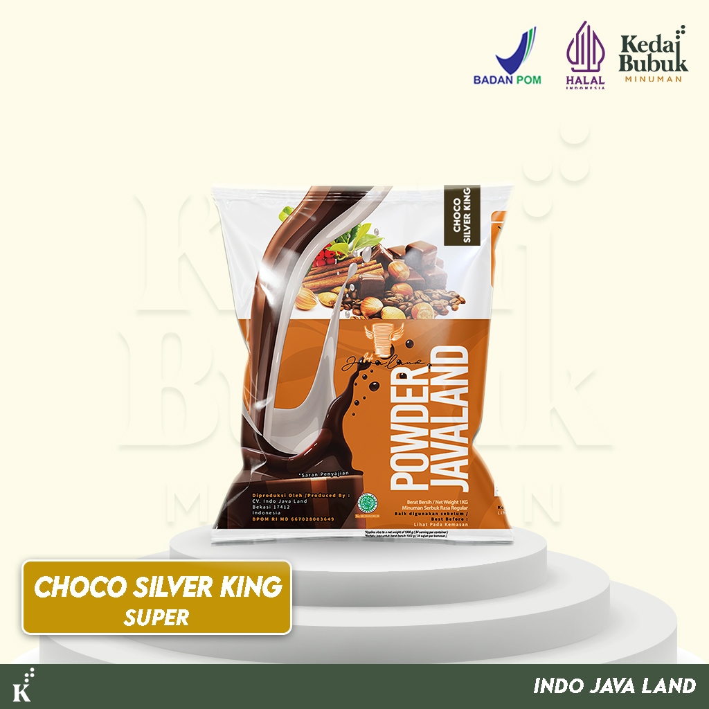 

Javaland Bubuk Minuman Rasa Choco Silverking / Silver Queen 1Kg - Super Plain | Bubble Powder Drink Boba