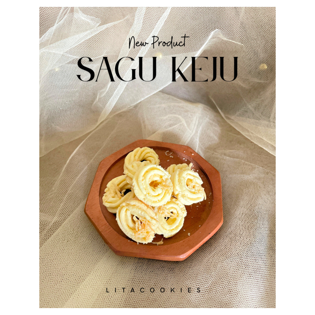 

Kue Kering Sagu Keju Lita Cookies