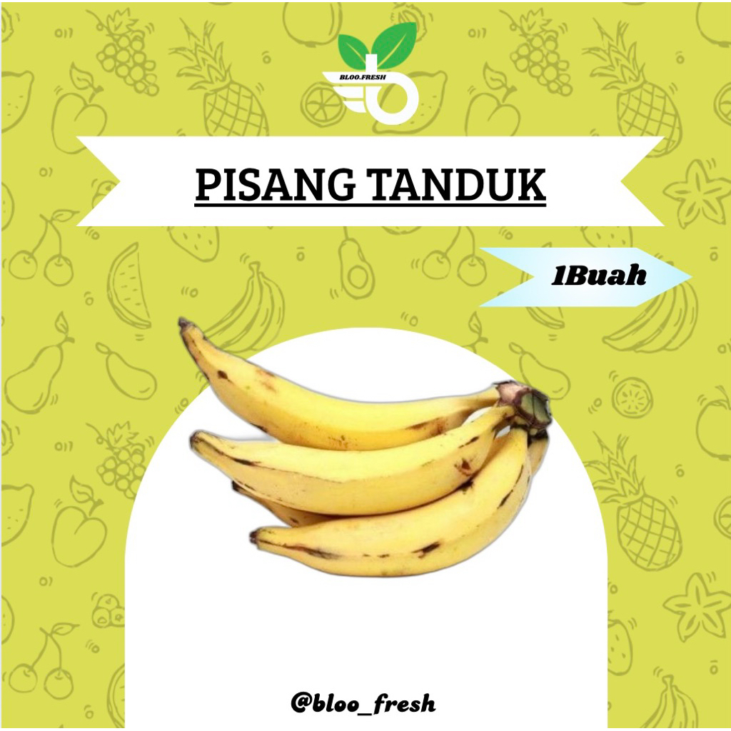 

Pisang Tanduk Fresh (Harga Per Buah) - Bloo Fresh (1Buah/250-500gr) - Pisang Tanduk