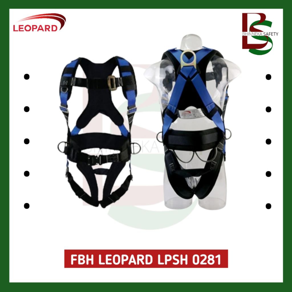 Leopard Body Harness Full Body LPSH 0281 Safety Belt Harness Leopard Original