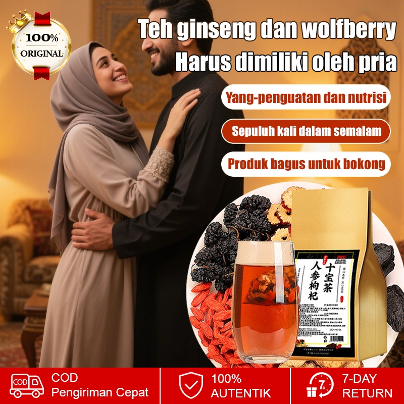 

❤️Beli 2 Gratis 1❤️Teh Sepuluh Harta Ginseng dan Goji Teh Kesehatan Pria Teh Pelindung Hati Meningkatkan Energi dan Pemulihan Setelah Bergadang Teh Pemeliharaan Hati dan Ginjal