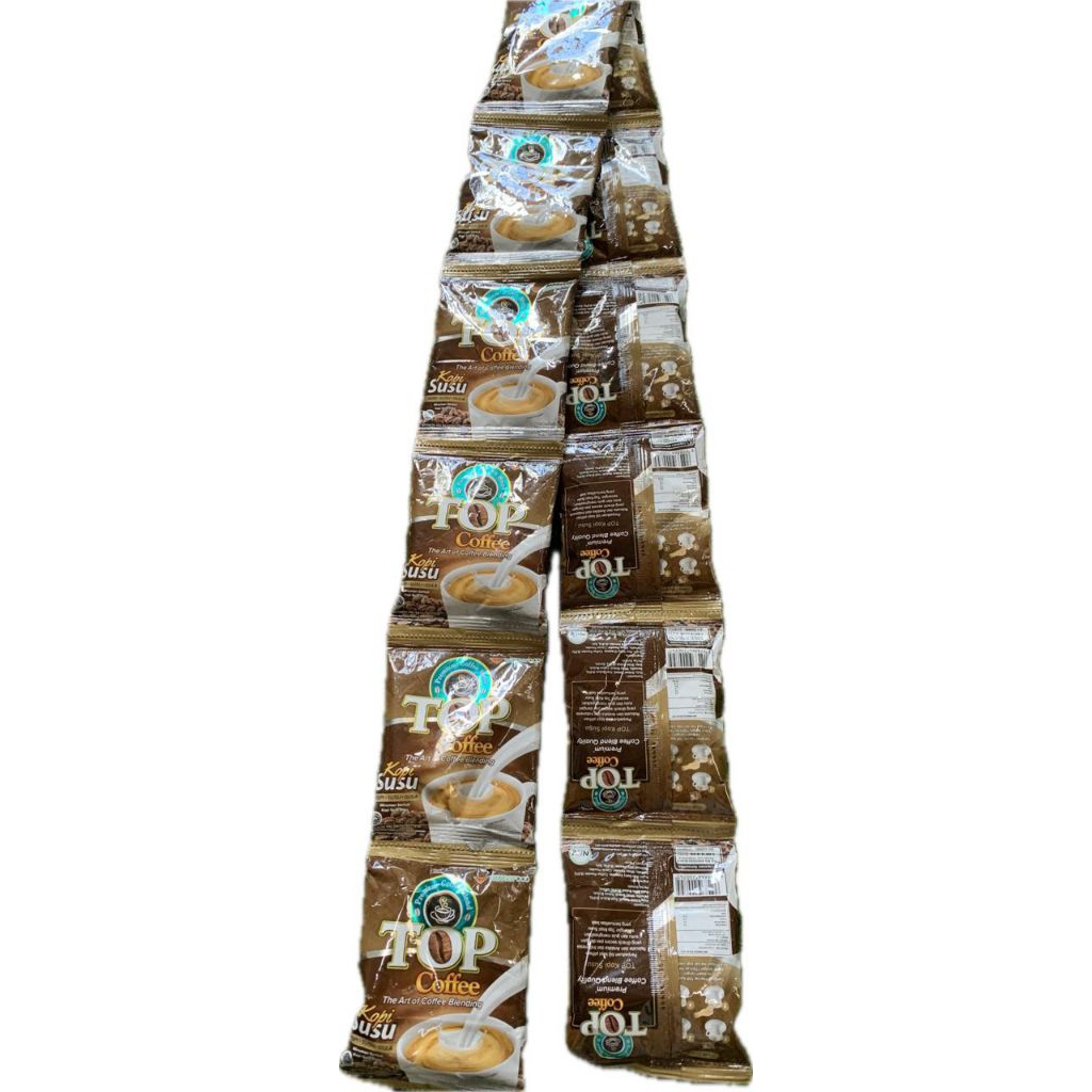 

Top Coffe 3 in 1 Kopi Susu 1 Renceng (12pcs)