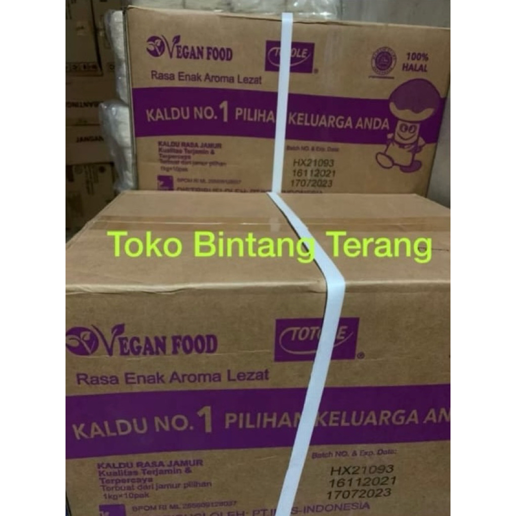 

[Kargo] Bumbu Kaldu Jamur Totole 1 kg 1 dus isi 10 pcs x 1kg Non MSG / Karton