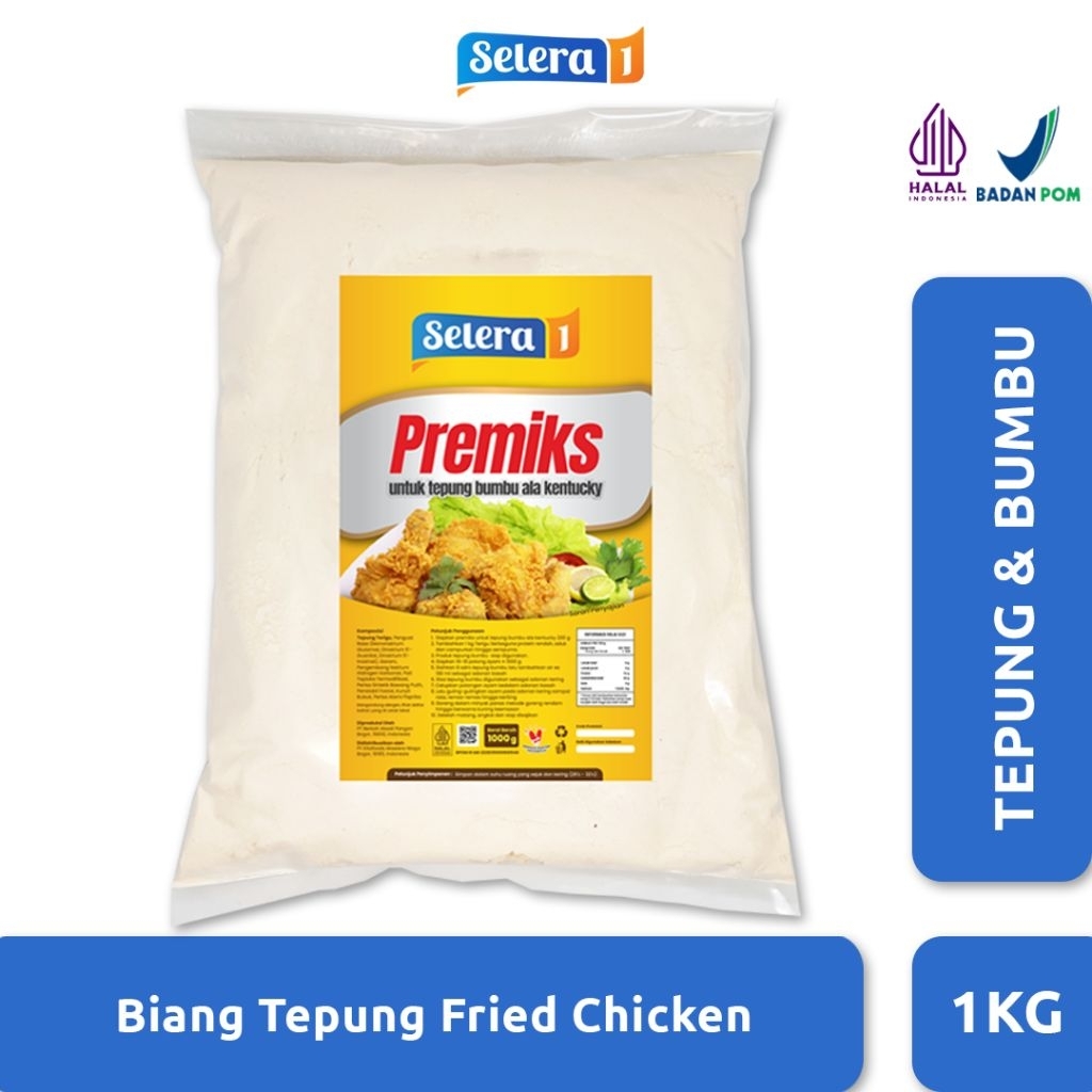 

Biang Tepung Bumbu Fried Chicken Premium 1kg