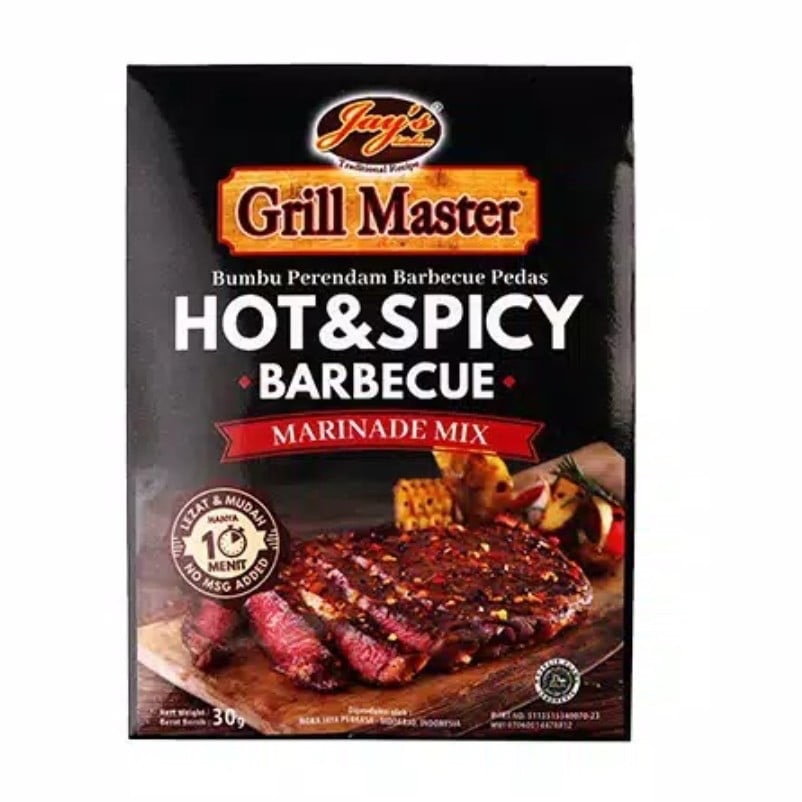 

Jays Grill Master Hot & Spicy Bumbu BBQ Marinade Mix 30gr