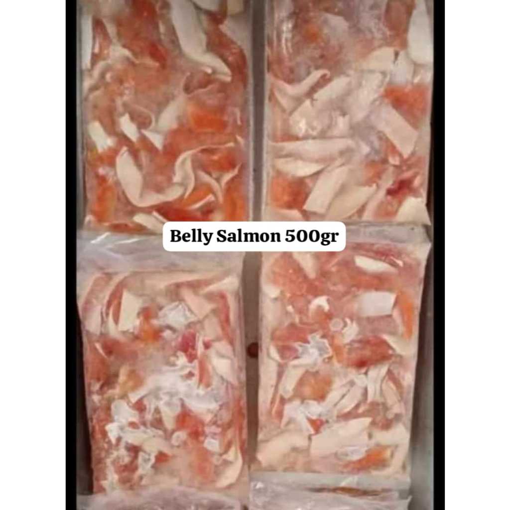 

salmon belly 500gram
