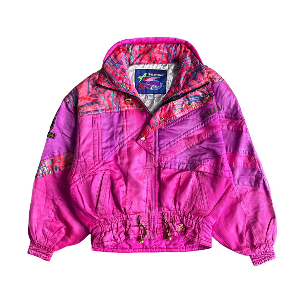 Vintage Jacket Racing Salomon Colorblock