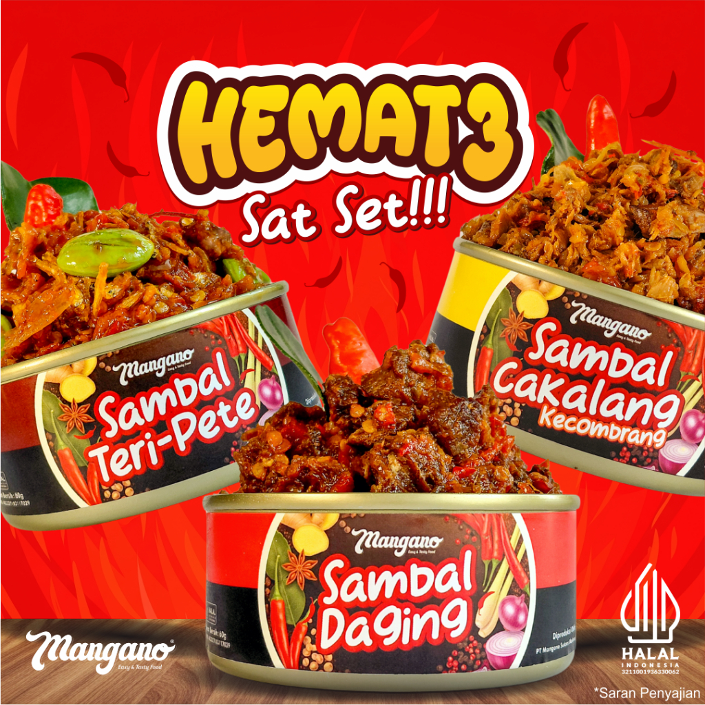 

Mangano Sambal Sat Set Instan Nagih Promo Hemat 3