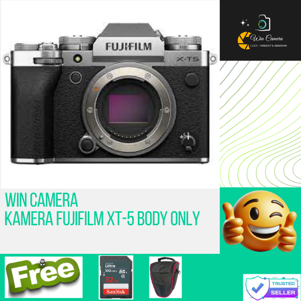 Kamera FujiFilm XT-5 Body Only / Camera Fujifilm / Kamera Mirrorless / Camera Mirrorless