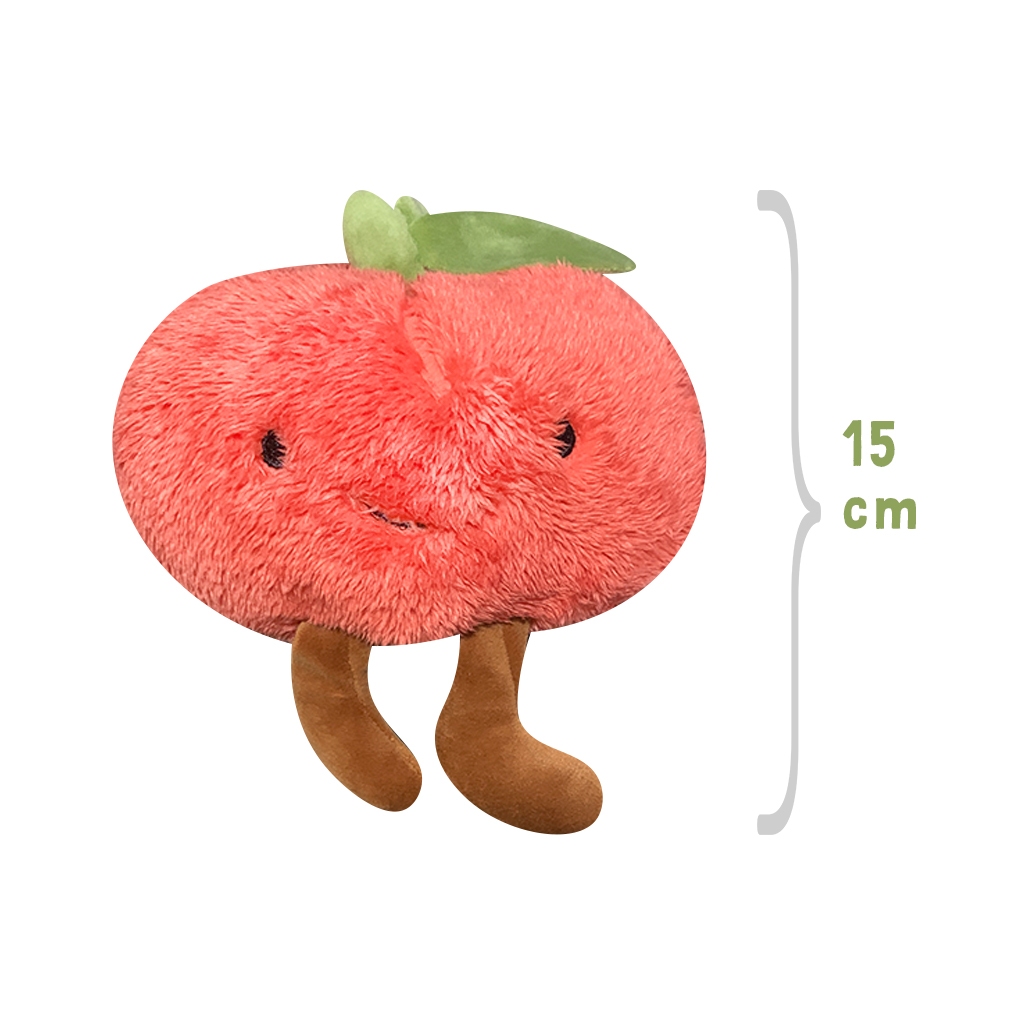 Boneka Kaki Kecil Buah Apel - Boneka Lucu & Lembut, Mainan Imut Hadiah Anak