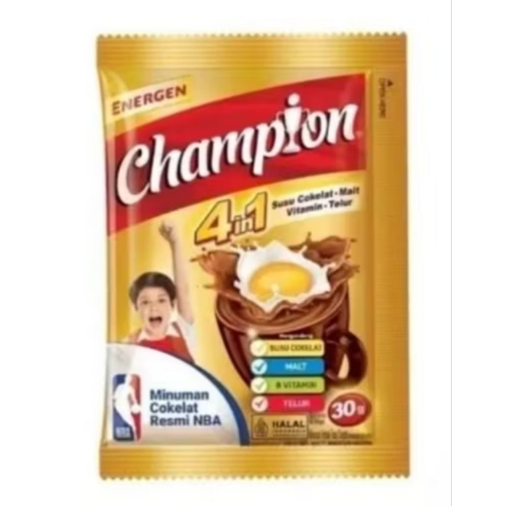 

Susu Champion Cokelat Sachet 30 gram ( 1 sachet )