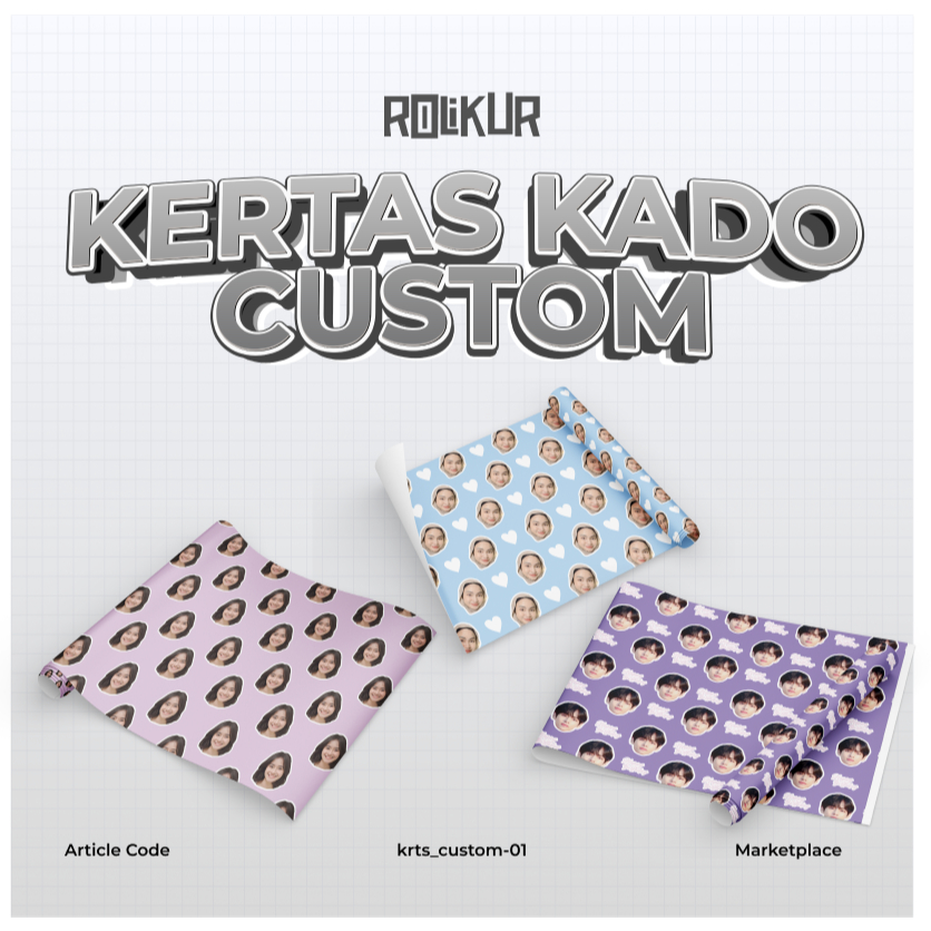 

KERTAS KADO CUSTOM | FREE EDIT 1HARI JADI