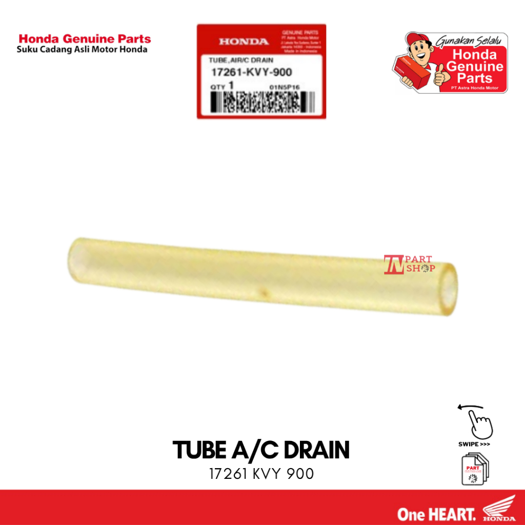 Selang Hawa (Tube Air Cleaner Drain) – Beat Karbu / 17261-KVY-900