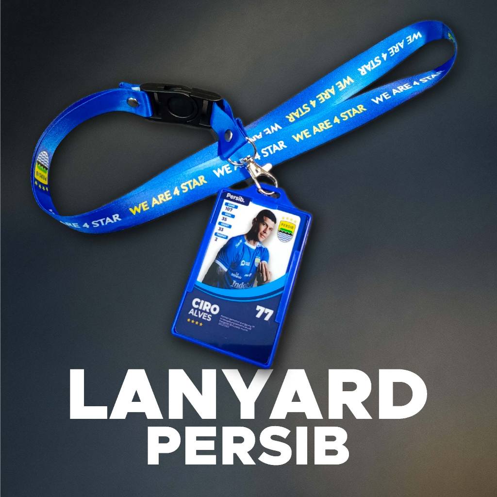 

Lanyard PERSIB, Lanyard + Casing ID Card