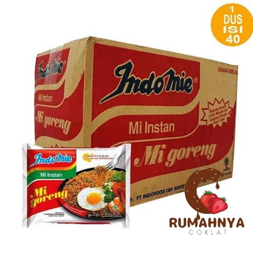 

INDOMIE GORENG INSTAN 1 DUS ISI 40 Pcs