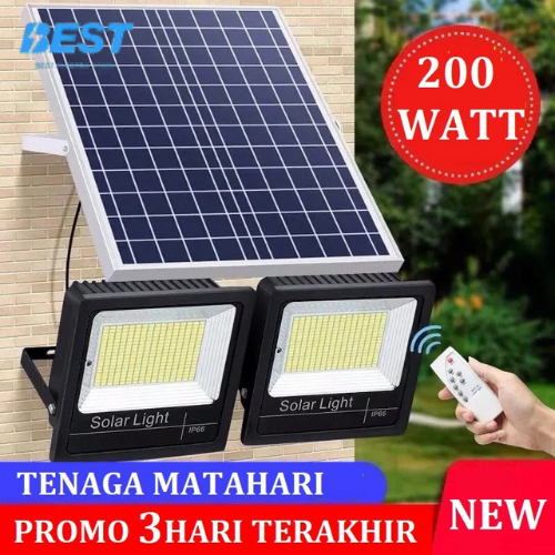 LAMPU SOROT SOLAR CELL / LAMPU LED TENAGA MATAHARI / LAMPU PANEL SURYA / LAMPU TEMBAK SOLAR CELL