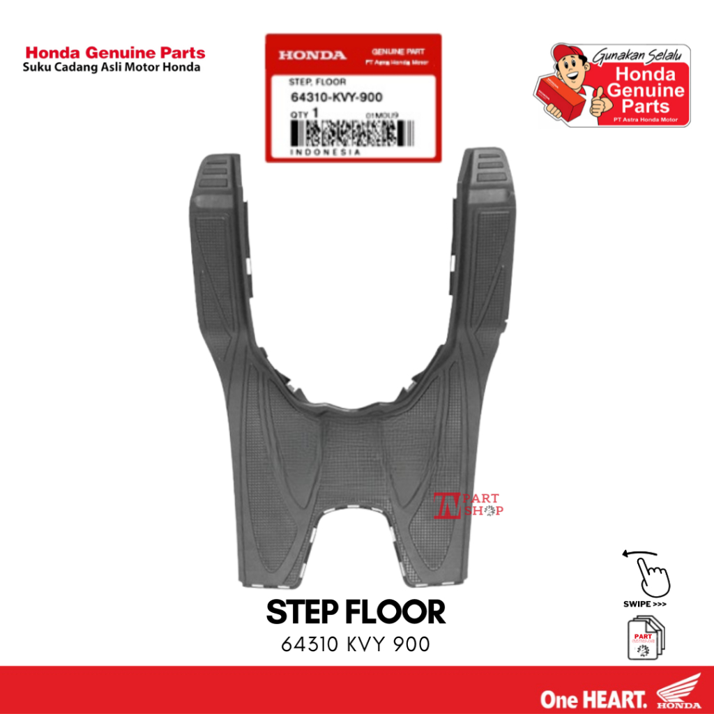 Step Floor (Pijakan Kaki) - BeAT Karbu / 64310-KVY-900