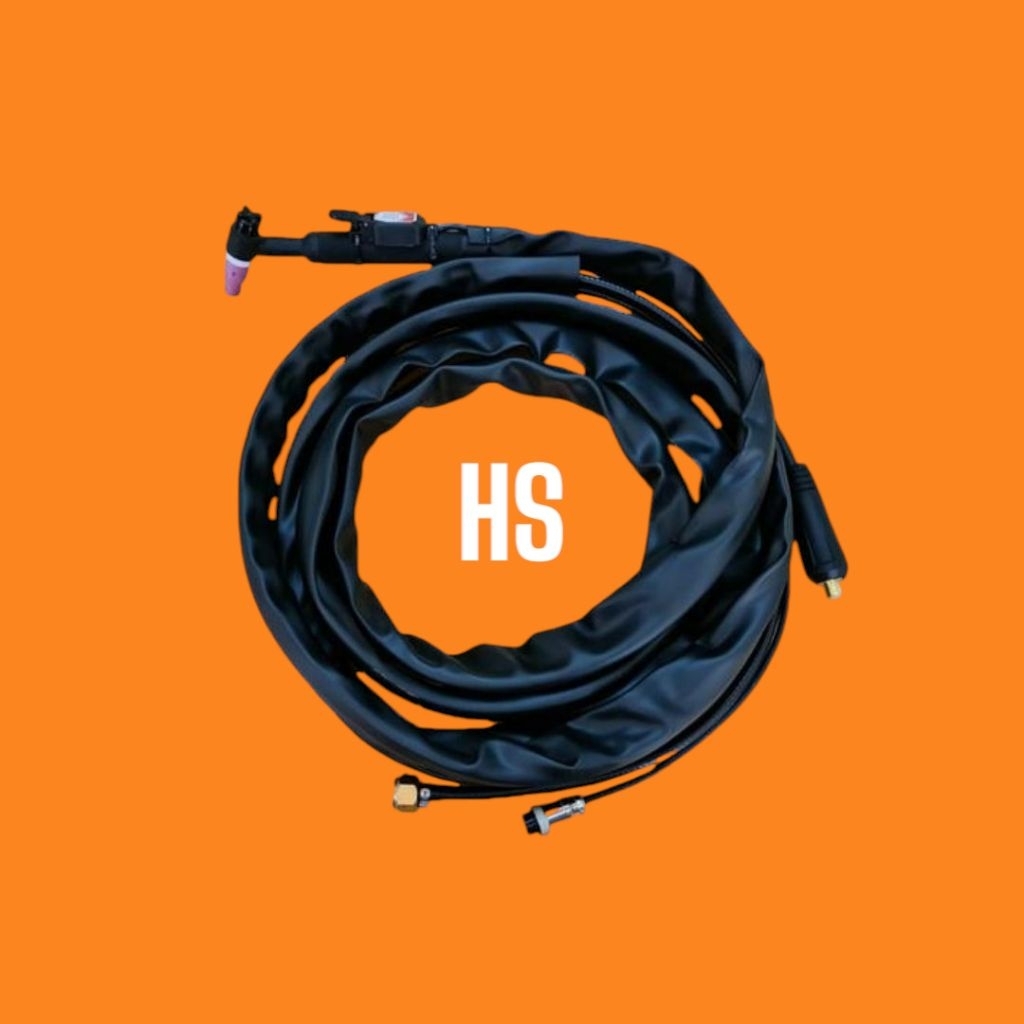 Stang las Argon TIG torch WP 9 stang las double kabel wp-9 panjang 4 meter