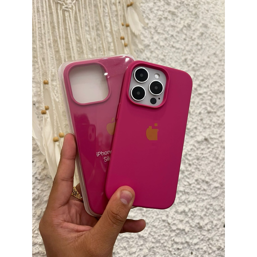 [WITH LOGO] SILICONE PINK FANTA FOR TYPE IPHONE 11/12/12PRO/11PRO/13/14/14PLUS/14PRO/14PROMAX/15/15P