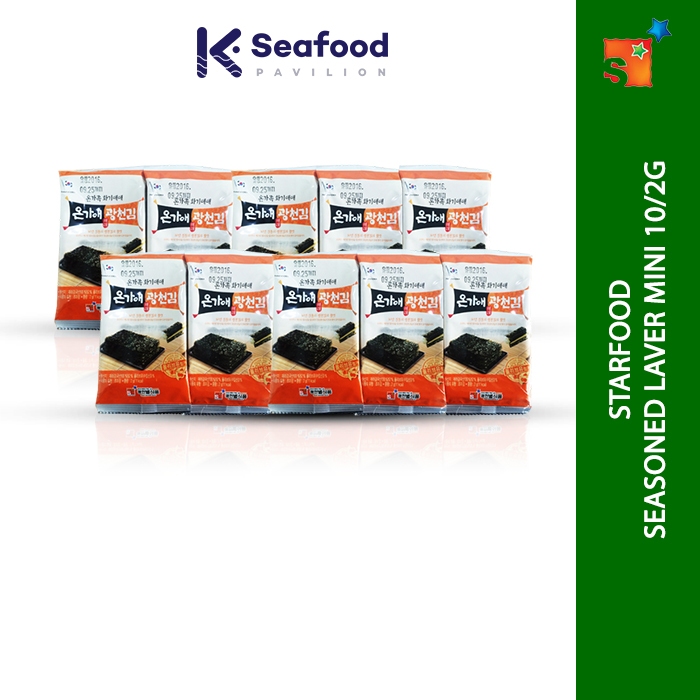 

STARFOOD Seasoned Laver Mini 10/2g